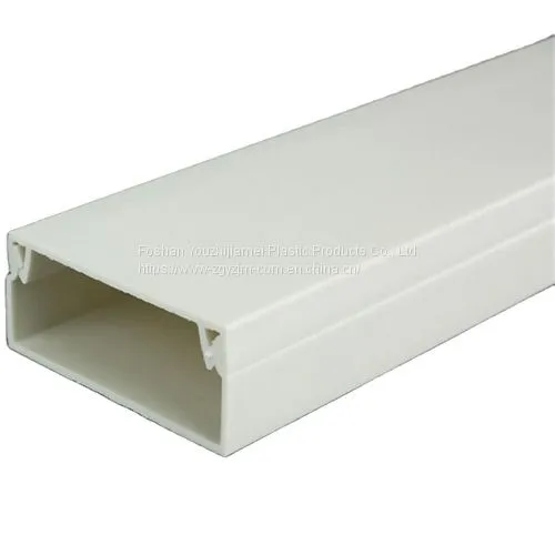 ZGYZJM PVC Cable Protection Trough Plastic Line Storage and Protection Square Trunking Wire Duct photo-2