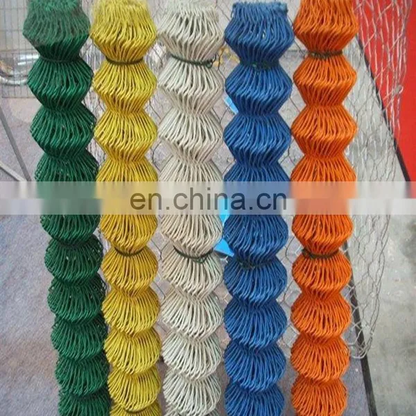 Green PVC Coated Chain Link Wire Mesh Fence photo-5