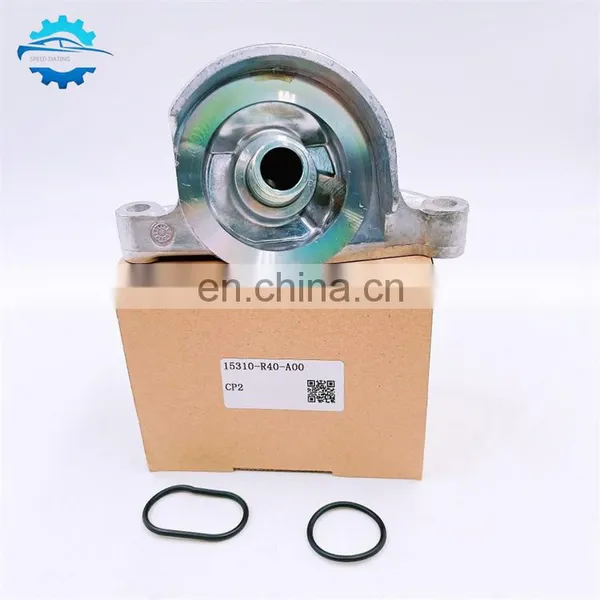 15310-R40-A00 Car Styling Engine Oil Filter Housing Base Fit For Honda CR V Crosstour Accord Acura TSX ILX Oil Filters
