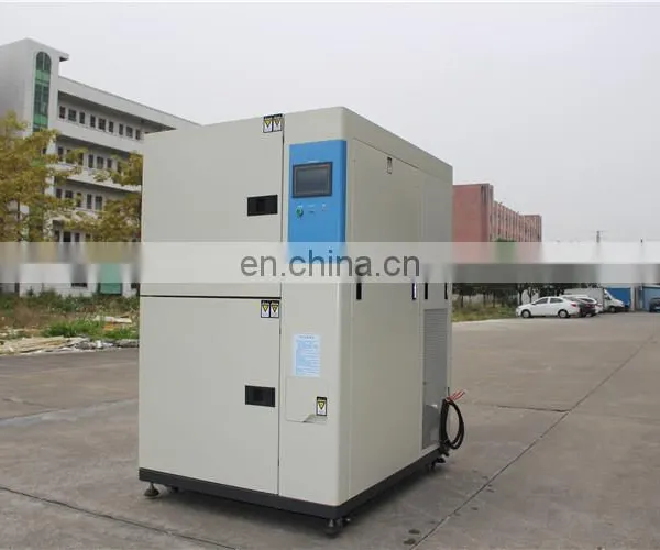 -60C~150C Thermal Shock Test Chamber Two Zone Under Alternating High-low Temp Testing Environment Hot Cold Thermal Shock Tester photo-4