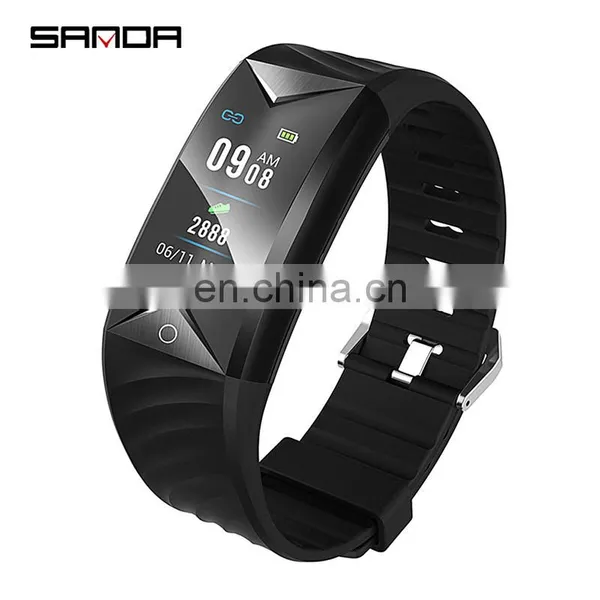 SANDA S5 Men Smart Sports Watches Heart Rate Monitor Fitness Call Reminder GPS IOS Wrist Watch photo-3