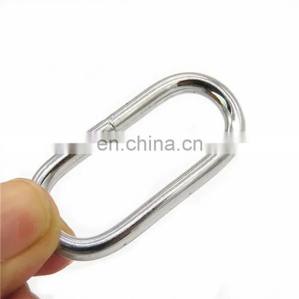 38mm Silver Metal Oval O Ring Buckle For Bag photo-5