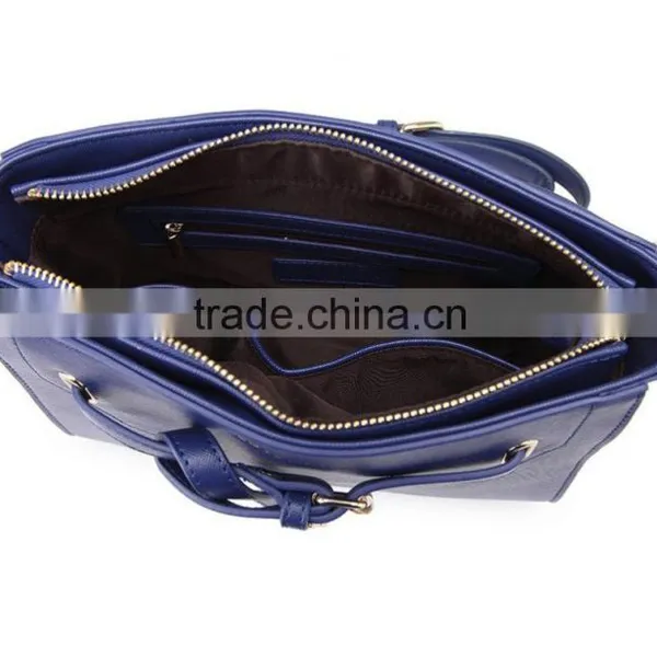Saffiano Leather Ladies Messenger Bag Crossbody Bag With Detachable Shoulder Strip photo-6