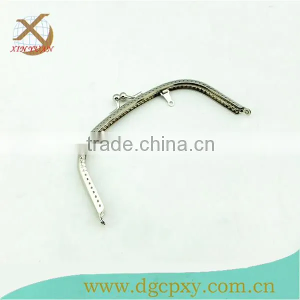16*7.5cm Nickel High Quality DIY Sewing Coin Purse/handbag Frame Kiss Clasp photo-4