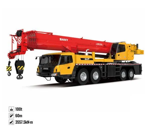 USED 100 TON SANY STC1000T TRUCK CRANE FOR SALE