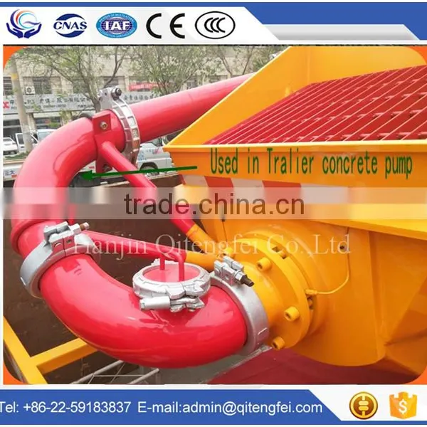 Putzmeister Schwing Sany Concrete Boom Pump Parts Twin Wall Elbow DN125 R180 90deg photo-2
