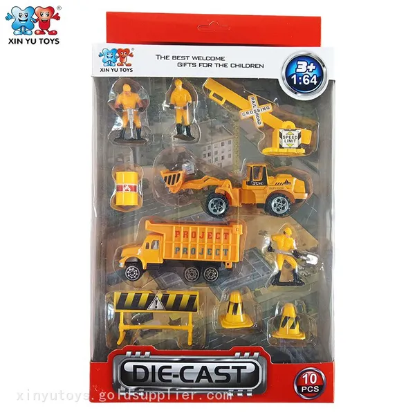 XINYU Diecast Toys Play Set Fire Rescue Airport 1:64 Scale Car Truck Metal Cars photo-4