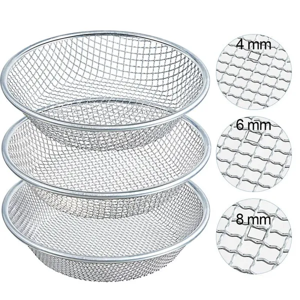 China Supplier 12 Inch Dutch Weave Sieves for Pharmaceutical Fine Sieving 316L Steel Grade Sand and Soil Sieves photo-2