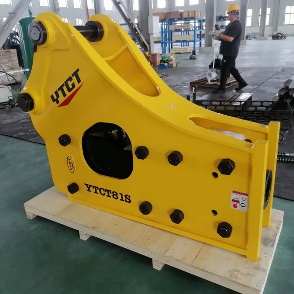 Side Type Hydraulic Breaker SB40 4-7Ton Excavator Rock Hammer for Demolition photo-4