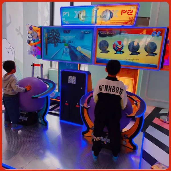 Interactive Rolling Ball in the Sports Trendy Play Hall, Digital Party, Video Game Arcade Entertainment Pushing Ball Game, Coin-operated Equipment for Large Shopping Malls photo-4