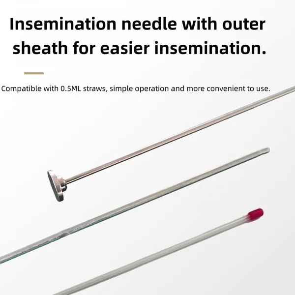Artificial Insemination Kit for Horse Digital Livestock AI Gun Pregnancy Rate With Camera Screen Liquid Nitrogen Container photo-4