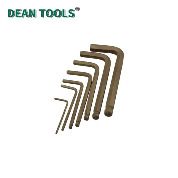 Non-Sparking Hex Key With Ball Wrench Set, Non-Sparking Ball Point Hex Key Wrench Set, Ball End Hex Key Wrench photo-4