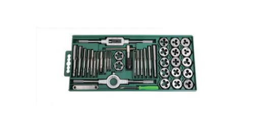 40Pcs Metric NPT Tap And Die Set Thread Making Repair Kit