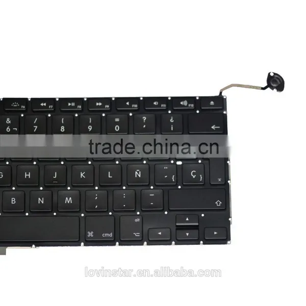 Professional Spanish Keyboard Replacement For Laptop Macbook Pro A1286 2008-2012 photo-4
