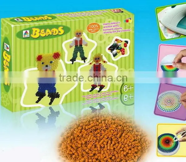DIY Kids Perler Beads With Pegboard Nipper Hot Fix Tape