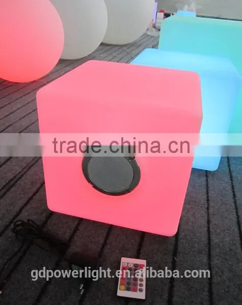 Rechargeable LED Cube With Bluetooth Speaker Stereo YXF-4040B photo-5