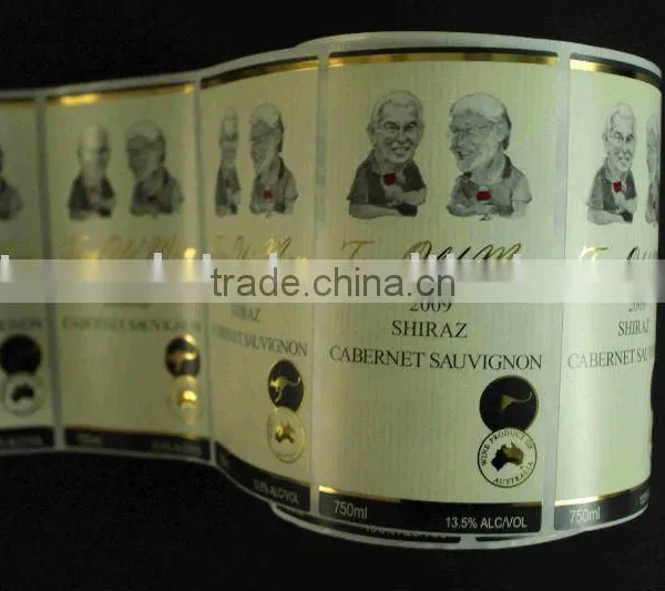 Wine Label Adhesive Label