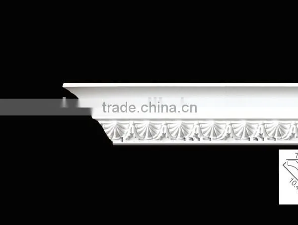 Newly Decorative pu Flexible Cornice for Wall Skirting photo-2