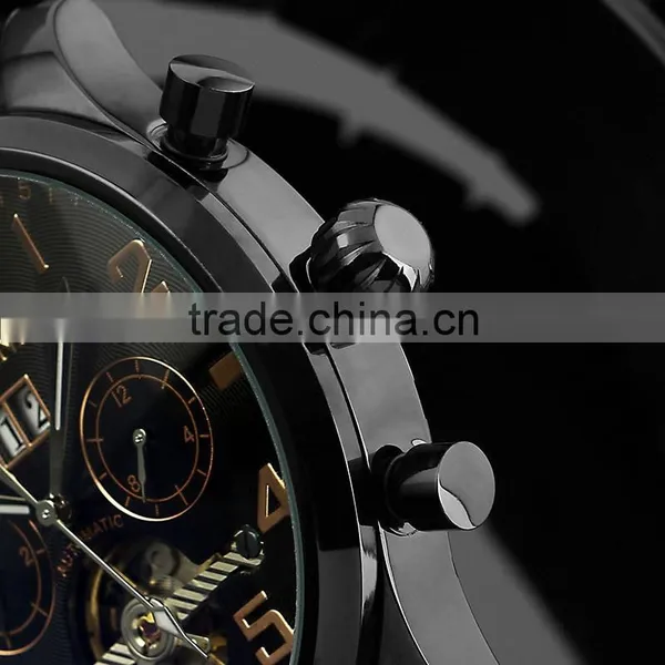 Black Tourbillon Mechanical Watch WM372 Teenage Fahion Watches photo-5