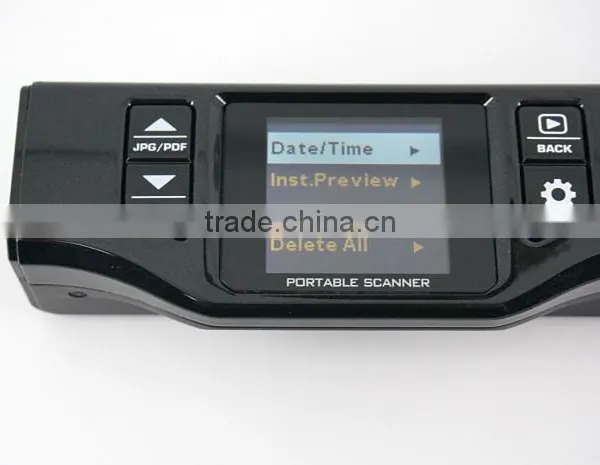 2016 Factory price A4 document mini handheld portable scanner with high speed and good quality