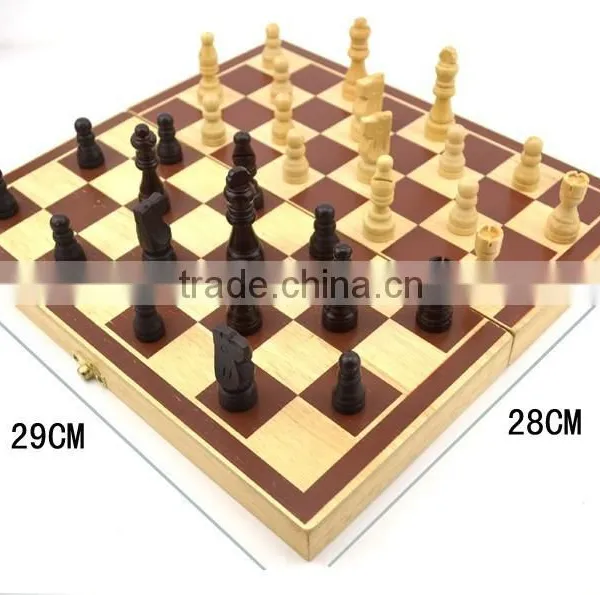 Wooden Material Foldable International Chess Board Games for Adult photo-2
