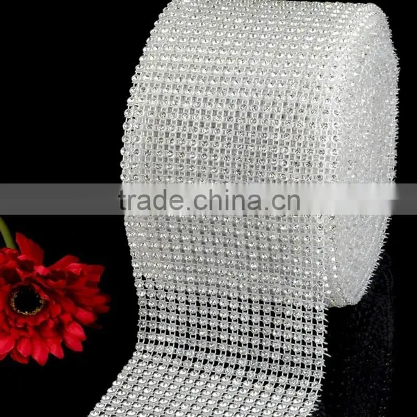 Flexible Crystal Rhinestone Strass Trimming Mesh, Elastic Stretch Crystal Rhinestone Strass Trimming Rolls Sheet photo-5