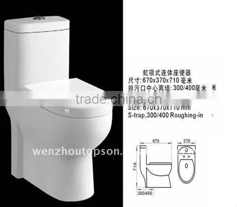 Washdown One Piece Toilet,bathroom Ceramic Toilet Bowl,Sanitary Ware Product ,high Toilet Bowl
