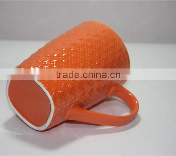 12oz Glazed Ceramic Sublimation Mug Coffee Cup With Square Bottom photo-3