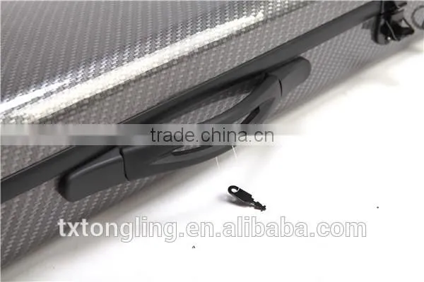 Silver Color Oblong Full Size Violin Hard Case TL-33 Quality Choice photo-4