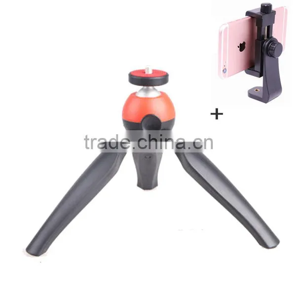 Strong 360 Rotable Camera Tripod Holder With Rotation Phone Clip Mount for IPhone7/7plus/6/6s/6plus/5,SamsungS6 S9/Note 2 3 4 5 photo-6