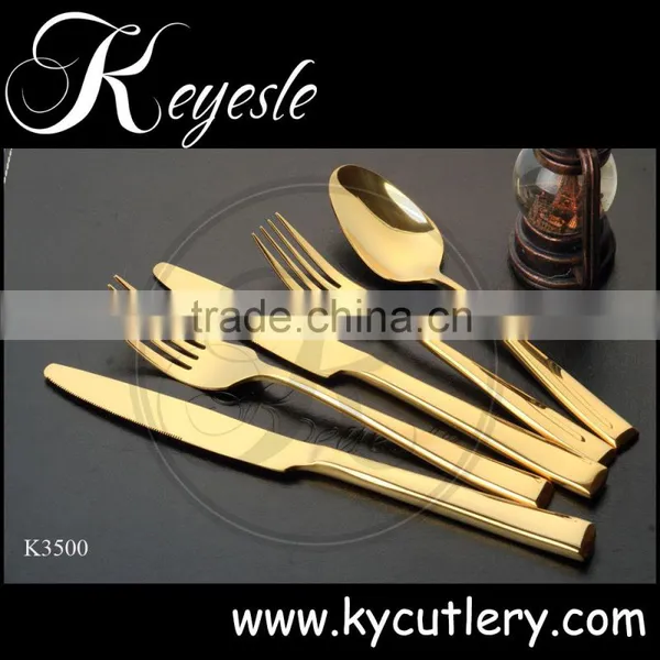 Elegant Gold Flatware,stainless Steel Buffet,golden Cutlery Set photo-6