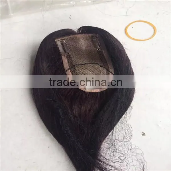 Best Small Size Silk Topper Women's Hair Replacement photo-5