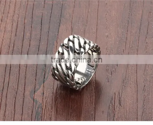 Hot Sale Stainless Steel Jewellery in Stock Wholesale Gay Men Ring photo-3