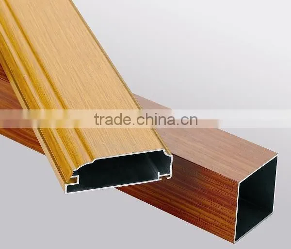 Aluminum Extruded Profiles (wooden Grain)