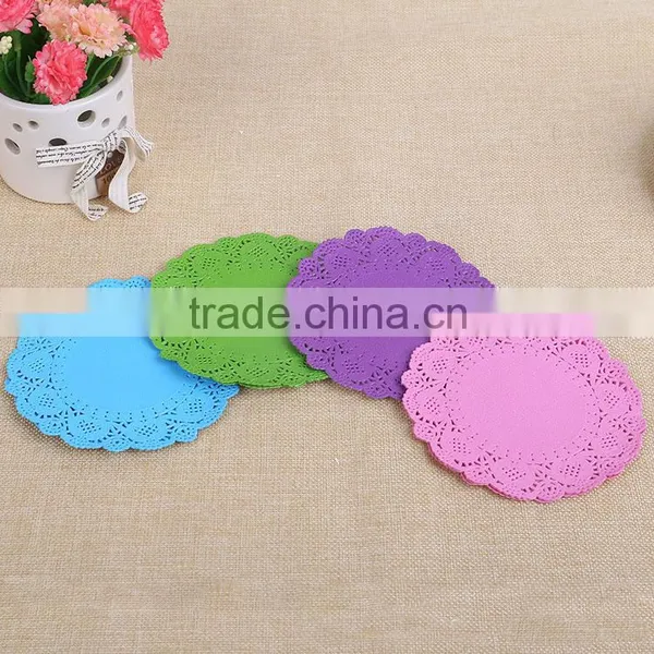 Laser Cut Cup Cake Wrapper Paper Doilies 4.5" Round Paper Doily photo-3