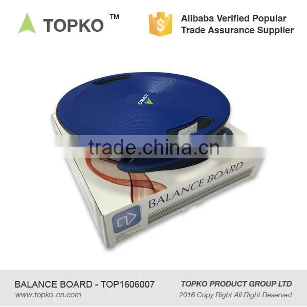 TOPKO Wholesale Hot Exercise Yoga Wobble Durable Polypropylene Board Fitness Exercise Balance Board photo-6
