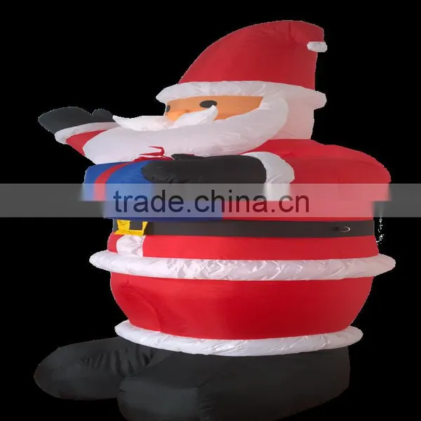 DJ-XT-04 Christmas Inflatable Classic Wholesale Santa Yard Light Decoration photo-4