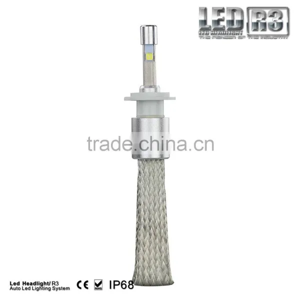 High Quality 40W 4800 Lumen H7 Auto Headlight Bulb 12-24V DC Automotive Universal 2015 Led Car Headlight photo-3