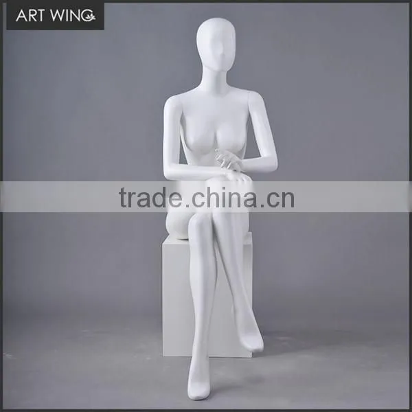 Resin Chrome Female Movable Swimming Mannequin photo-5