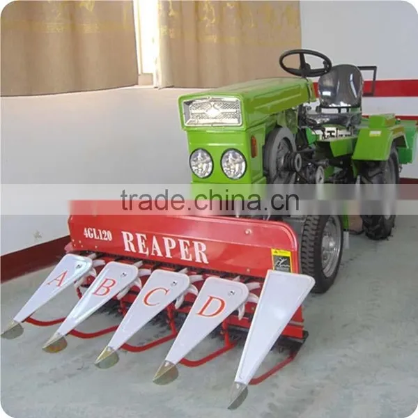 12hp 15hp Small Tractor Havester for Rice Reaper for Tractor Grain Corn Reaper Machine