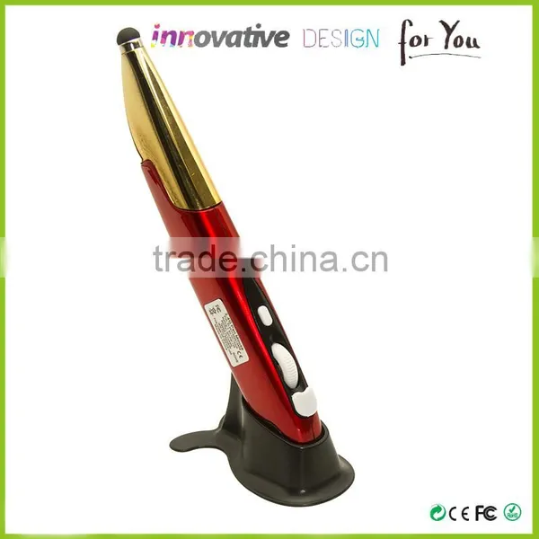 2015 Top Sales Pen Shaped Magic Mouse For Laptop/Tablet Stylus Pen