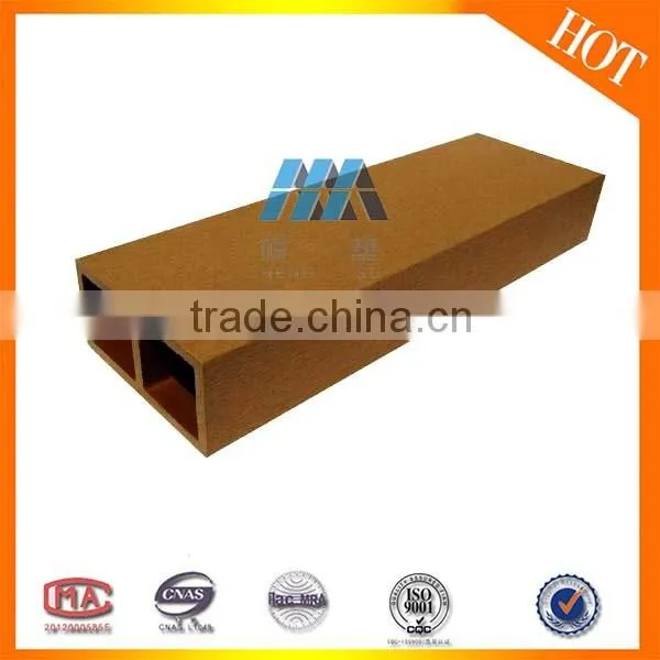 Wood Plastic Composite Fire Resistant Timber Tube for Interior
