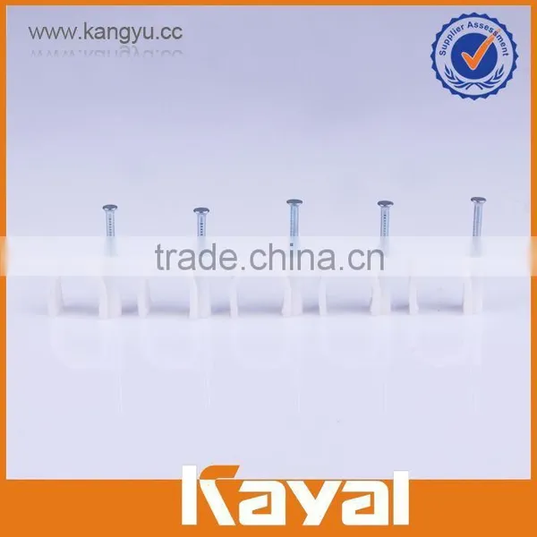 Round Cable Clip,plastic Wall Nail Cable Clip photo-2