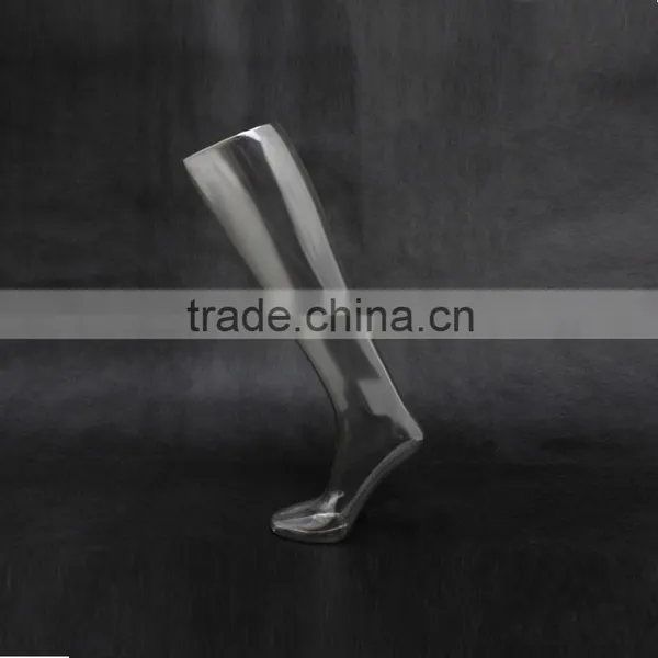 Hot Sale Boutique Top Level Fashion Transparent PC Female Middle Leg Mannequin photo-2