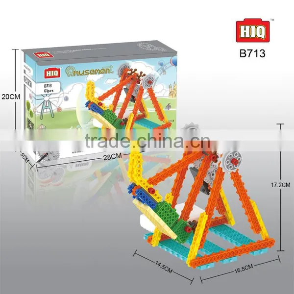 Plastic Electronic Building Block Educational Toy for Primary School