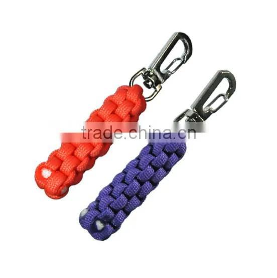 Handmade Custom Design Braided Cobra Weaving Can Dismantled Paracord Zipper Puller