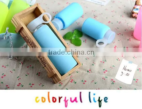 Modern High-grade High Quality Glass Water Bottle With Silicone Sleeve photo-6