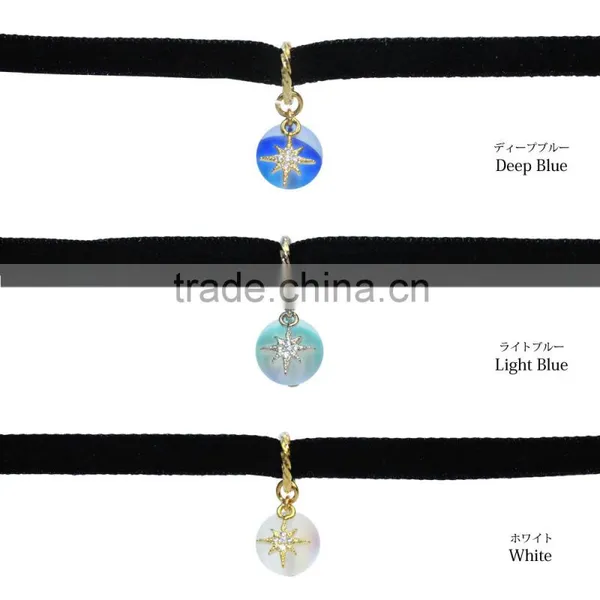 Necklace Jewelry Accesory Galaxy Ball Charm Fancy Chokers Osewaya Japan photo-3