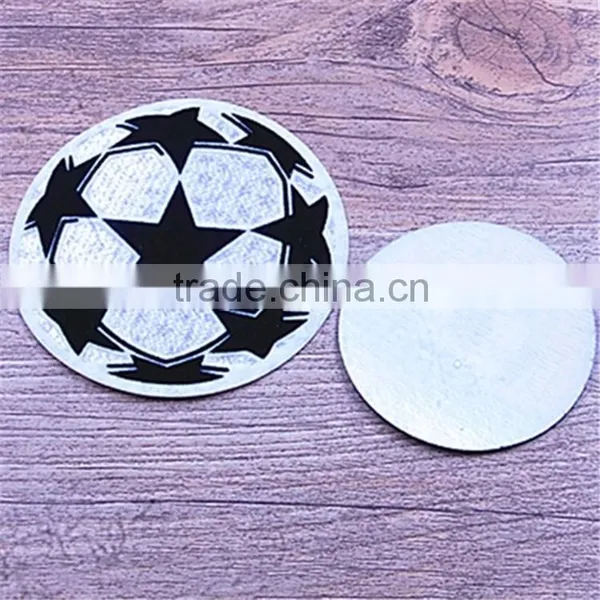 3D Flock Baseball Cap Soccer Woft Clothing Heat Printing Logo Patch photo-3