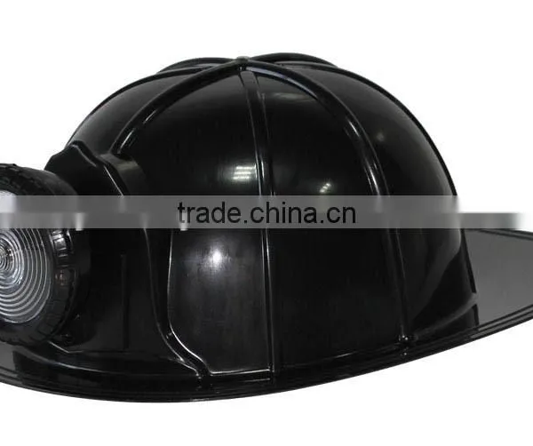 NEW!Plastic Helmet Fire Helmet With Light for Adult for Roleplay Party photo-6